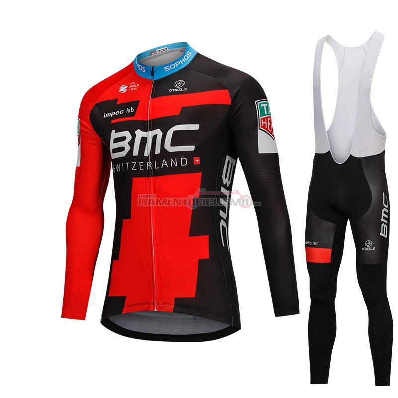 Abbigliamento Ciclismo Bmc ML 2018 Rosso e Nero